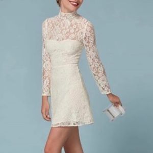 Off White Reformation Lace Dress - Bridal Bride